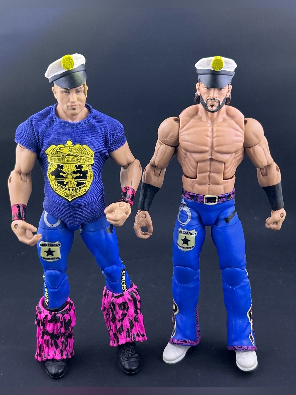 Mattel WWE Elite Tyler Breeze Fandango Wrestling Figure Breezango Fashion Police